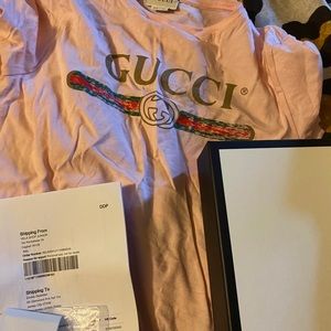 Authentic kids Gucci shirt and socks